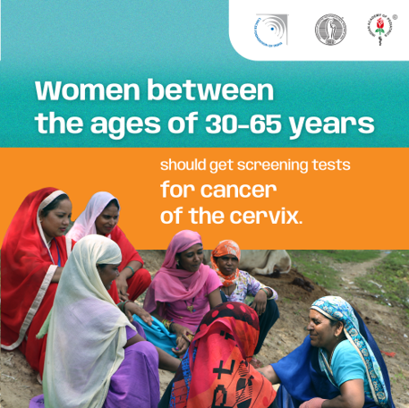 All women should get cancer of the cervix screening tests between ages 30 – 65 years. Getting timely screening tests helps you detect and get early treatment options. Talk to a doctor or clinic about getting screened. #PreventGlobalHPVCancers