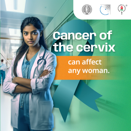 Cancer of the cervix can affect any woman – but you can stop it with regular cervical screening tests. Consult a doctor or clinic today about getting screened! #PreventGlobalHPVCancers